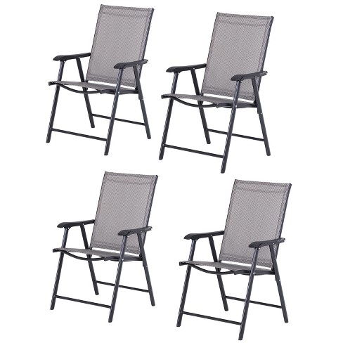 Folding patio chairs discount set of 4