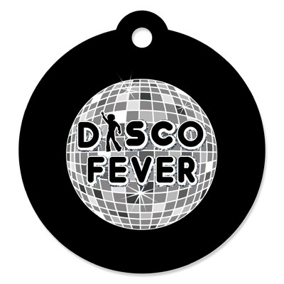 Big Dot of Happiness 70's Disco - 1970's Disco Fever Party Favor Gift Tags (Set of 20)