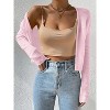 Cardigan Sweaters Open Front Long Sleeve Cardigans Lightweight Fall Bolero Shrugs - 2 of 4