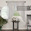 Annie Buffalo Grey Check Prairie Short Panel Set of 2 63x36x18  VHC Brands - 2 of 4