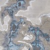 Taupe And Blue Abstract Area Rug - 4 of 4