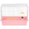 YML Single Story Dwarf Hamster Cage with Small Wheel/Dish and Water Bottle/Plastic Base Pink 10.5 inches x 8 inches x 7.75 inches - 2 of 4