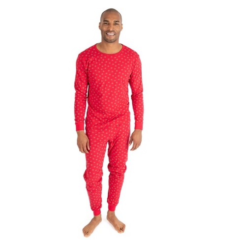 Leveret Mens Two Piece Cotton Pajamas Snowflake Xs : Target