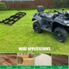Drag Harrow Driveway Grader, Heavy Duty Power Rake with 6 FT Chain, Tow Behind Lawn Rake for ATV, UTV, Tractor, Mower, Land Leveler for Gravel - 3 of 4