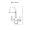 ALFI Point of Use Instant Hot/Cold Water Drinking Faucet with Gooseneck Swivel Spout - 2 of 2