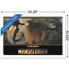 Trends International Star Wars: The Mandalorian Season 2 - Base Battle Framed Wall Poster Prints - 3 of 4