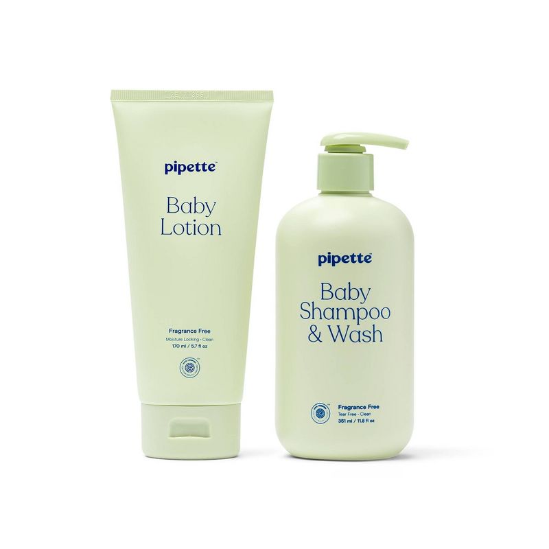 Pipette Baby Bath Wash Gift Set - Shampoo & Lotion - 17.5 fl oz/2ct
