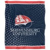 Shippensburg University Logo Dots Silky Touch Blanket White 50x60 - 2 of 4