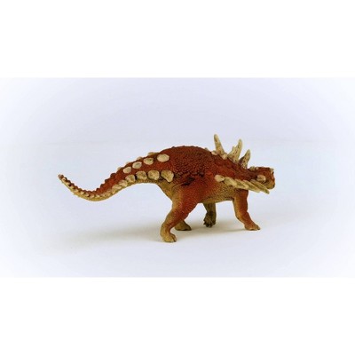 Gastonia Red and Beige Dinosaur Figurine with Spikes