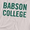 Men's Babson College Official Stacked Grey T-Shirt Stacked Grey - 2 of 4