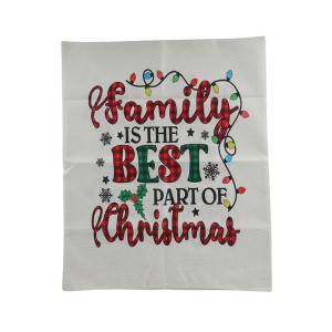 Unique Bargains Dining Chair Slipcovers Linen Beige 22.83"x19.29" 1Pc - 1 of 4