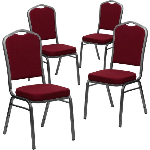 ALEXA | Banquet Chair | Red | Fabric | Stackable