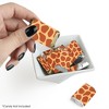 Big Dot of Happiness Giraffe Print - Mini Candy Bar Wrapper Stickers - Safari Party Small Favors - 40 Count - 2 of 4