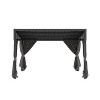 FUFU&GAGA Modern Wall Outdoor Patio Gazebo with Galvanized Steel Hardtop Aluminum Frame, Removable Curtains & Deep Gray Mosquito Netting - 4 of 4