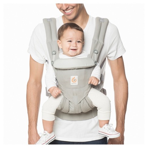 Ergobaby 360 All-Position Baby Carrier with Lumbar Support (12-45 Pounds),  Black, Premium Cotton