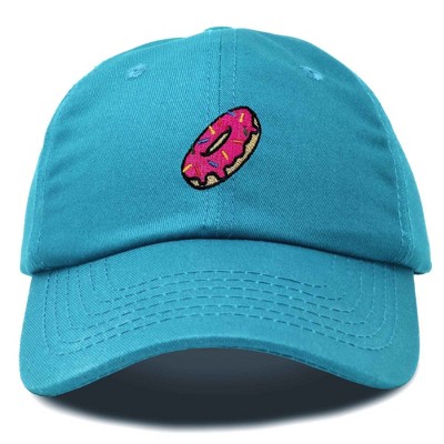 Dalix Donut Embroidered Mens Cotton Dad Hat Baseball Cap In Teal : Target