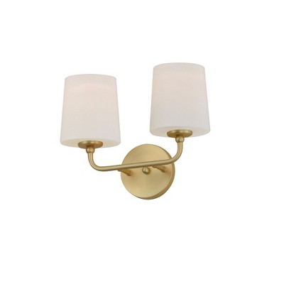 Maxim Lighting Bristol 2 - Light Wall Light in  Satin Brass