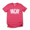 Simply Sage Market Varsity Vacay Vibes Short Sleeve Tee - XS - Raspberry - 2 of 4