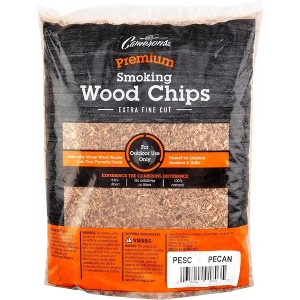 Camerons Smoking Wood Chips (Pecan) ~ 2lb Bag, 260 cu. in. ` Extra Fine Kiln Dried BBQ Chips- 100% All Natural Barbecue Smoker Shavings - 1 of 4