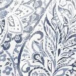 boho paisley blue