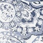boho paisley blue