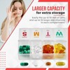 MEDca Extra Large Weekly Pill Organizer – 7-Day AM/PM Pill Box with Braille and Bright Easy-to-Read Compartments - 2 of 4