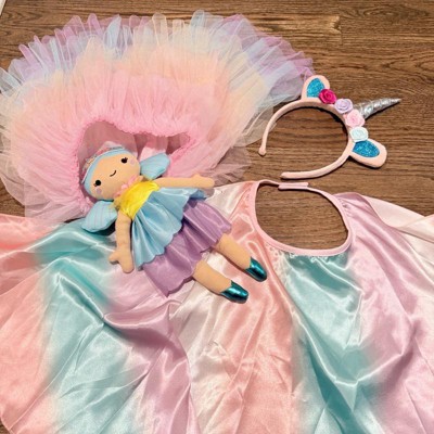 gigglescape fairy dress up and matching doll  I found the cutest dress-up sets with matching dolls at @target  and  they're 25% off right now! Sharing before they sell out, they only had two  styles left in store!