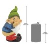 Funny Stinky Garden Gnome Statue, Outdoor Yard Decoration for Lawn, Patio or Garden Décor - 4 of 4