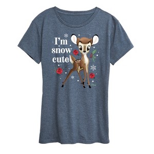 Women's - Disney - Christmas - I'm Snow Cute Short Sleeve Graphic T-Shirt - 1 of 4