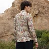 Campus Sutra Men Men's Multicolour Artistic Botanical Shirt - 4 of 4