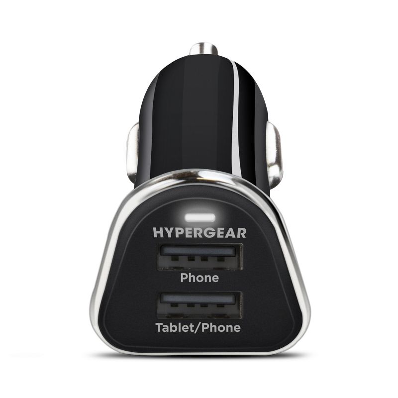 HyperGear High-Power 17W Dual USB Car Charger, 1 of 8