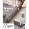 SereneVita 4 in 1 Baby Bassinet Bedside Sleeper, Portable Baby Crib for Newborn, All Mesh Bedside Bassinet with Storage Basket, Changing Table - 3 of 4