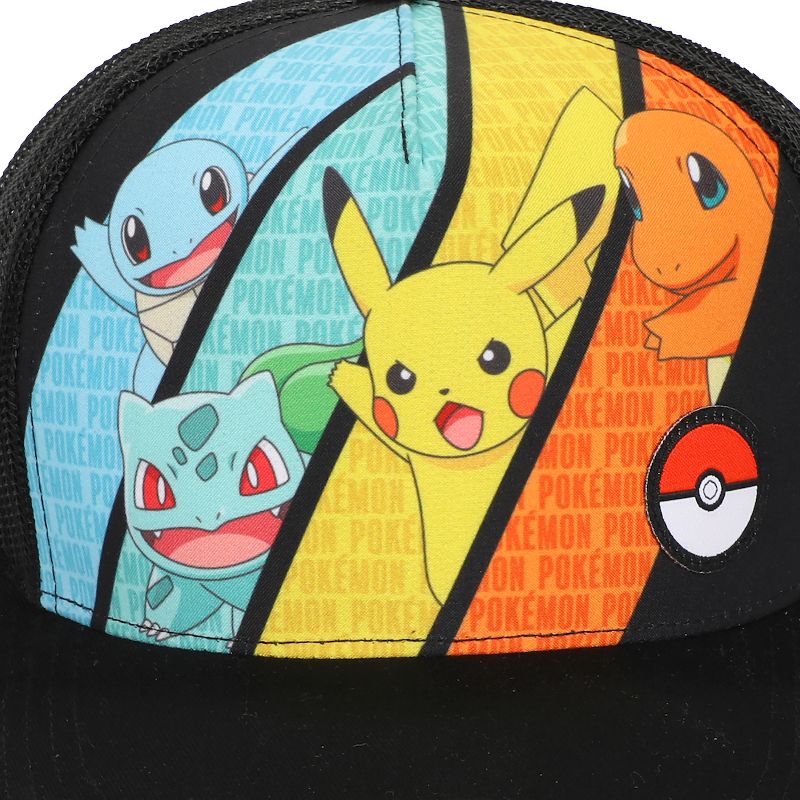 Pokemon Multicharacter Mesh and Microfiber Youth Baseball Hat, 3 of 6