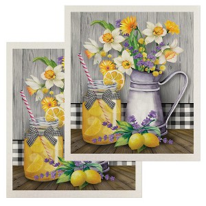 Briarwood Lane Lemonade Summer Swedish Dishcloth (2-pack) - 1 of 4