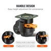 VEVOR Leveling Casters, 4-Pack Heavy Duty 360° Swivel Caster Wheels Hold up to 1100 lbs Load, 2 inches Caster Diameter, Adjustable Casters ,Black - 3 of 4