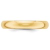 Black Bow Jewelry 2mm to 6mm 10K Yellow Gold Half Round Standard Fit Band - 2 of 4
