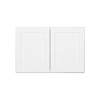 HOMLUX Easy-DIY 36 in W x 24 in D in Shaker White Ready to Assemble Wall Refrigerator Kitchen Cabinet with 2 Doors - 4 of 4