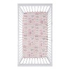 Night Owl Pink Fitted Sheet - Levtex Baby - 2 of 3