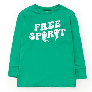 The Juniper Shop Free Spirit Ghost Distressed  Youth Long Sleeve Tee - 1 of 4