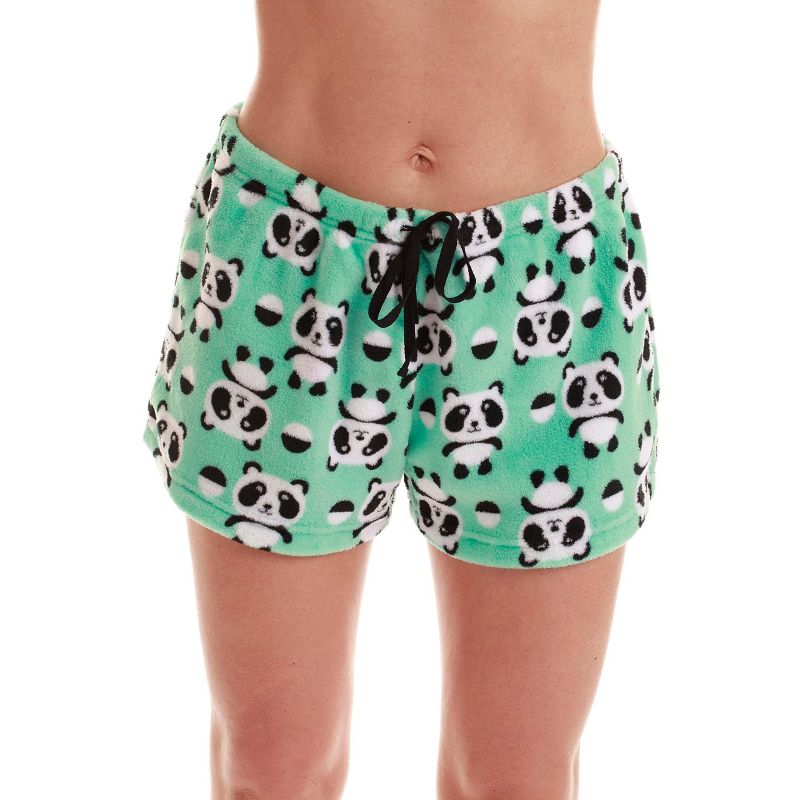 Just Love Womens Cozy Plush Printed Pajama Shorts -PJs for Women, 1 of 4