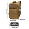 Gulches Outdoor Adventure Backpack: Camo Tactical Cycling Gear & Trekking Equipment. Spacious Travel Backpack Ideal for Camping£¬Brown - 2 of 4