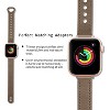 Worryfree Gadgets Leather Thin Bands for Apple Watch 38mm 40mm 41mm iWatch Series 8 7 6 SE 5 4 3 2 1 - Assorted Colors - 4 of 4