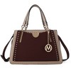 MKF Collection Aubrey Color Block Women's Satchel Bag by Mia K - 2 of 4