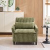 3-in-1 Convertible Corduroy Sofa Chair Bed with Adjustable Backrest and Storage Pockets, Pull Out Sleeper for Small Spaces - ModernLuxe - 4 of 4