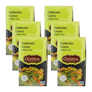 Celestial Seasonings Authentic Green Tea - Case of 6 boxes/20 bags - 1 of 1