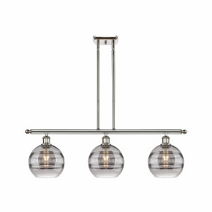 Innovations Lighting Rochester 3 - Light Island Pendant Light in  Polished Nickel - 1 of 1