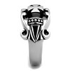 Slickblue Men’s Stainless Steel Iron Cross Ring, Polished Finish, No Stone, 9.33g Weight, Size 8-14 - 4 of 4
