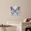 Art Remedy Shining Butterfly Colorful buterfly and flowers wall art Unframed - 2 of 4