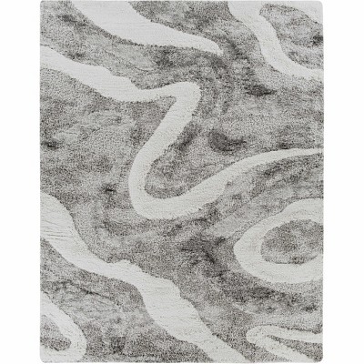 Hauteloom Asfordby Gray Canyon Plush Rug