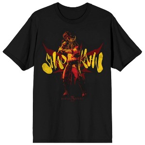 Arcane Jayce Tails B&W Art Adult Black Crew Neck Short Sleeve T-shirt - 1 of 4